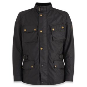 Belstaff Black Crosby Waxed Cotton Jacket