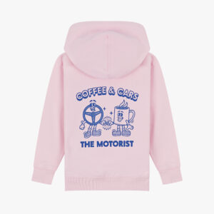 Kid's Coffee & Cars Hood (Pink)