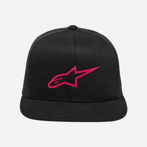 AlpineStars 3D Ageless Trucker Hat Black Red