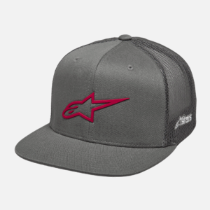 AlpineStars 3D Ageless Trucker Hat Grey/Red