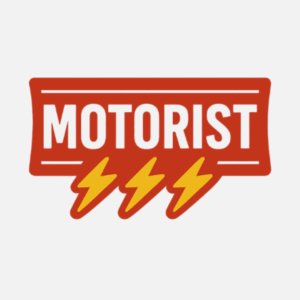 Motorist Lightning Mini Sticker