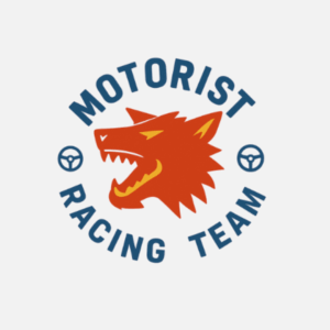 Motorist Racing Wolf Sticker